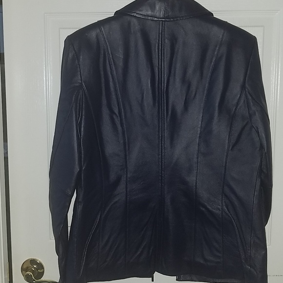 Beautiful purple leather jacket - Picture 4 of 4